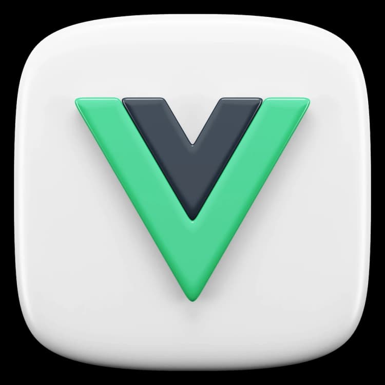 Vue 3d Logo