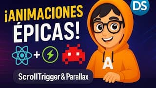 React 19 + GSAP ScrollTrigger: Parallax y Space Invaders en Acción 🚀